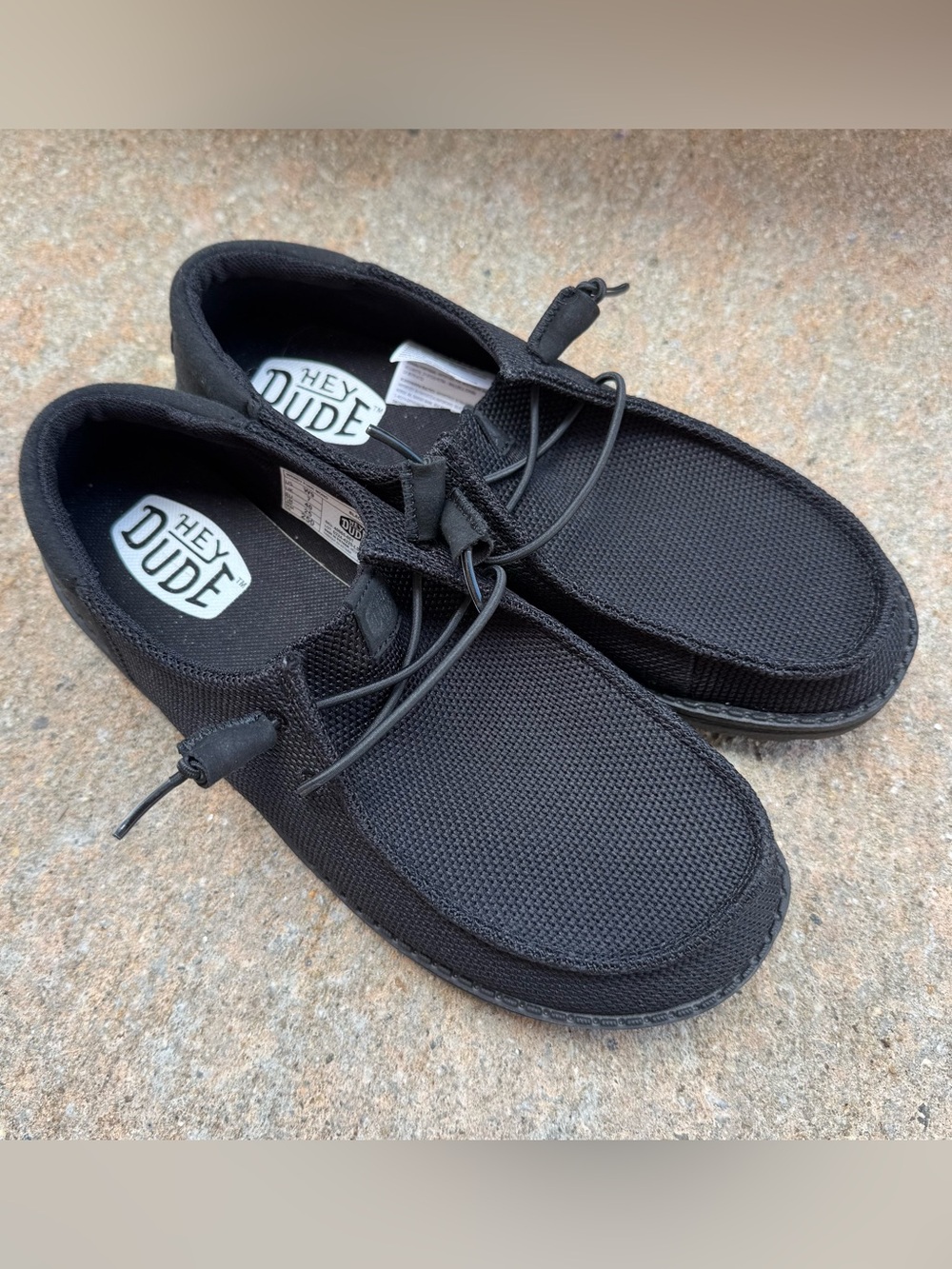 Hey Dude Wendy Funk Mono Slip On Shoes Women’s 9 Black Comfort Loafers Casual